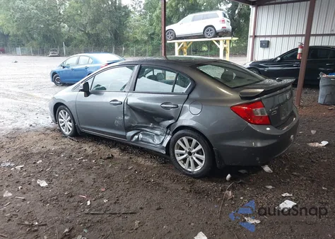 2012 Honda Civic Ex-L from USA, damaged, VIN 2HGFB2F96CH315604